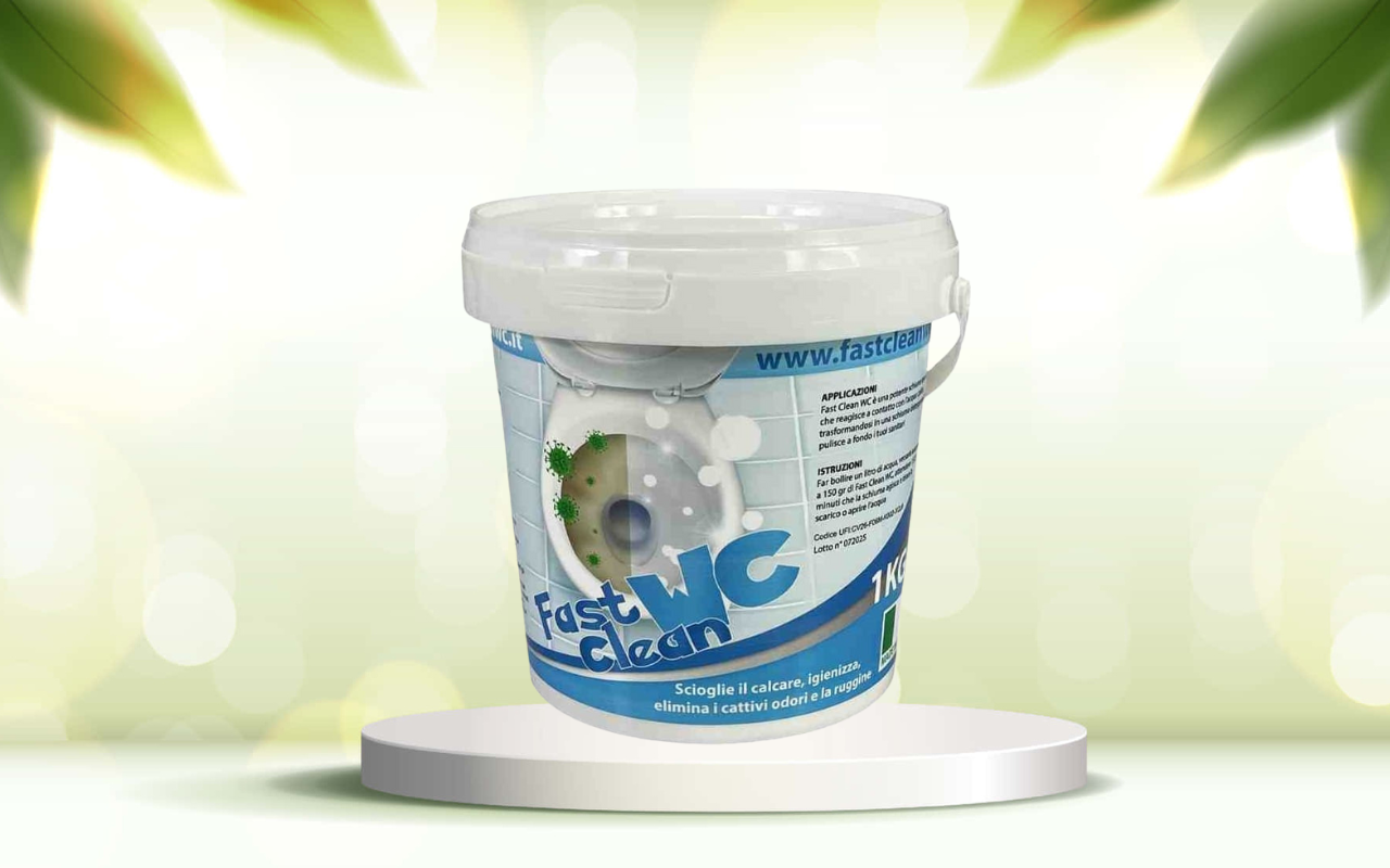Scopri come pulire a fondo il WC senza fatica con Fast Clear WC biologico